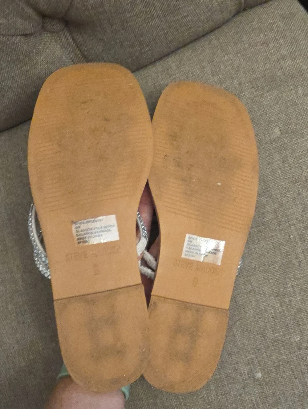 Steve Madden Jeweled Flat Sandals